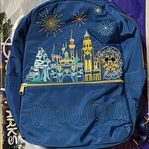 Disneyland Resort Atttactions Blue Backpack